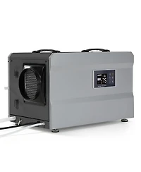 Tribesigns 145 Pints Commercial Dehumidifier with Pump and Drain Hose, Large Dehumidifier for 1600 Sq. Ft Basements, Crawl Spaces