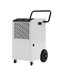Tribesigns 154 Pints Commercial Dehumidifier with Pump and Drain Hose, Heavy Duty Commercial Dehumidifier for Up to 7000 Sq. Ft Large Spaces