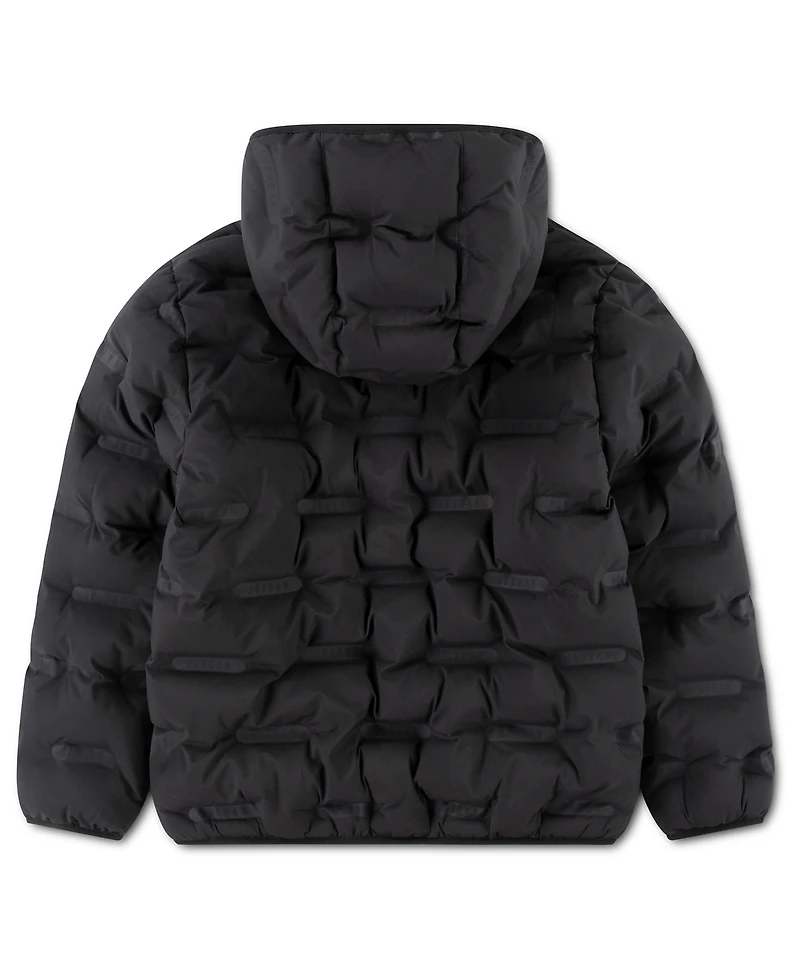 Jordan Boys' 8-20 Heat Debossed Midweight Long-Sleeve Puffer Jacket