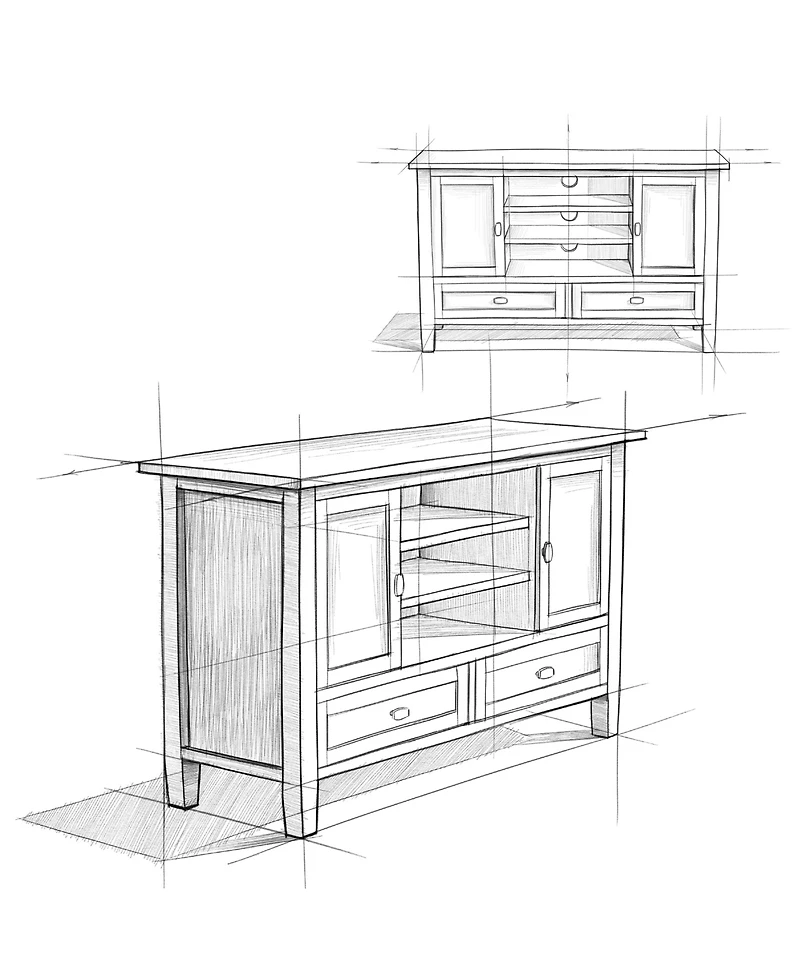 Bellevue Tall Tv Stand