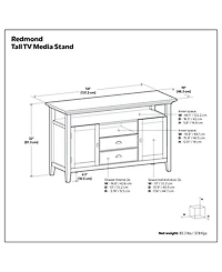 Avalin Tall Tv Stand