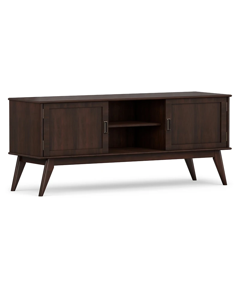 Kentler Mid Century Low Tv Media Stand