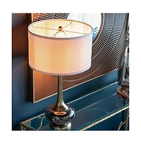 Sofucor 29" Table Lamp with Glass Drum