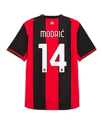 Puma Men's Luka Modric Black/Red Ac Milan 2026/27 Home On-Field Authentic Jersey