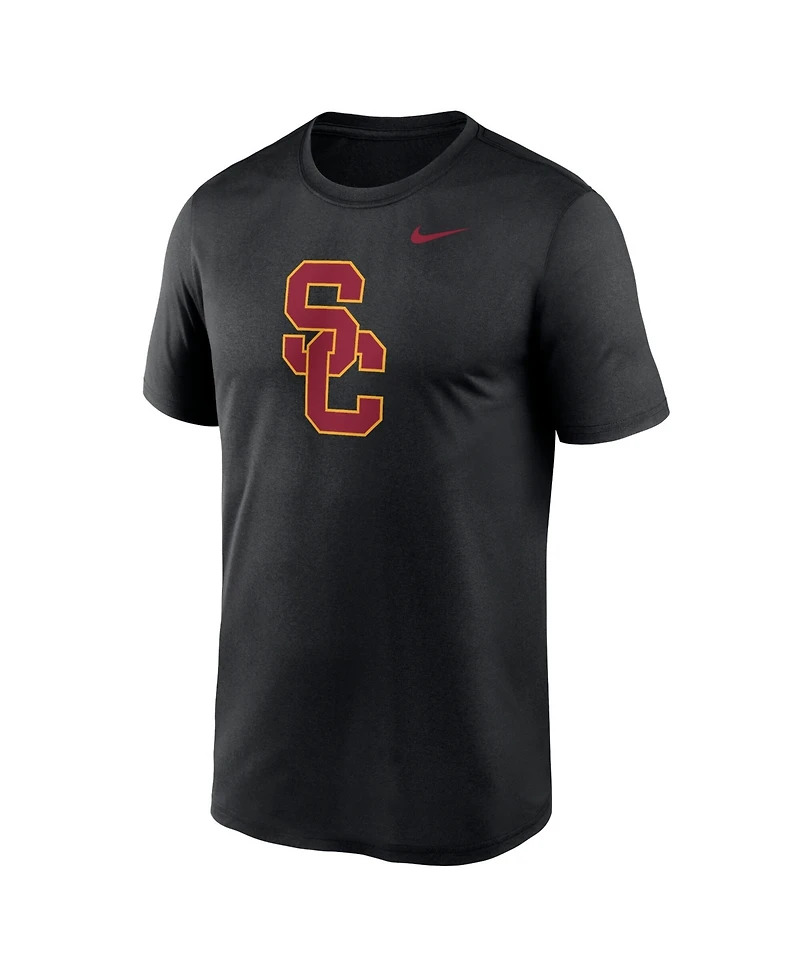 Nike Men's Black Usc Trojans Primetime Legend Logo T-Shirt