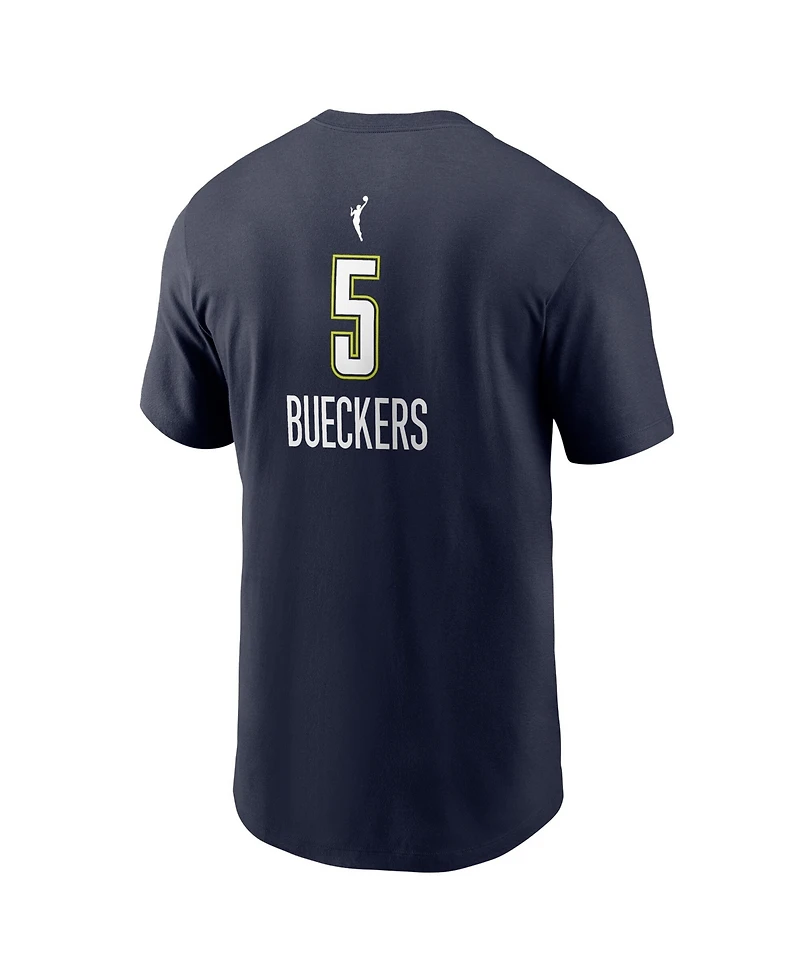 Nike Men's Paige Bueckers Navy Dallas Wings Name & Number T-Shirt