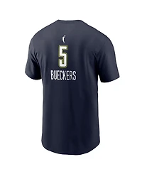 Nike Men's Paige Bueckers Navy Dallas Wings Name & Number T-Shirt