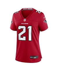 Nike Women's Deion Sanders Red Atlanta Falcons Retired Player Game Jersey