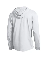Champion Men's White Los Angeles Dodgers Cooperstown Hooded Long-Sleeve T-Shirt
