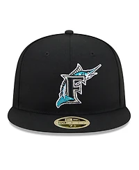 New Era Men's Black Florida Marlins 2026 Baseball Hall of Fame 59FIFTY Fitted Hat
