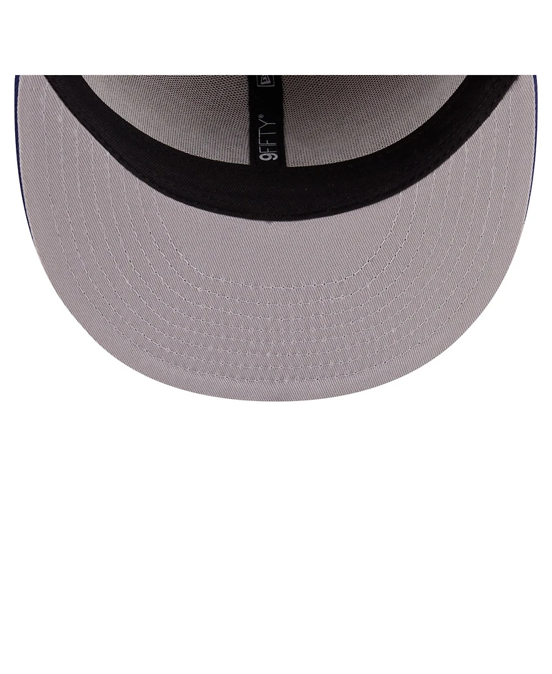 New Era Men's Khaki/Dark Blue Texas Rangers Ice Cream 9FIFTY Snapback Hat