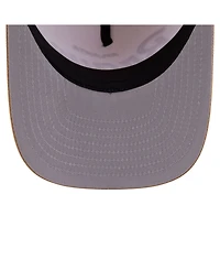 New Era Men's Cream Atlanta Braves Herringbone 9FIFTY A-Frame Snapback Hat