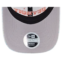 New Era Women's Light Blue Detroit Tigers Daisy All Over 9TWENTY Adjustable Hat