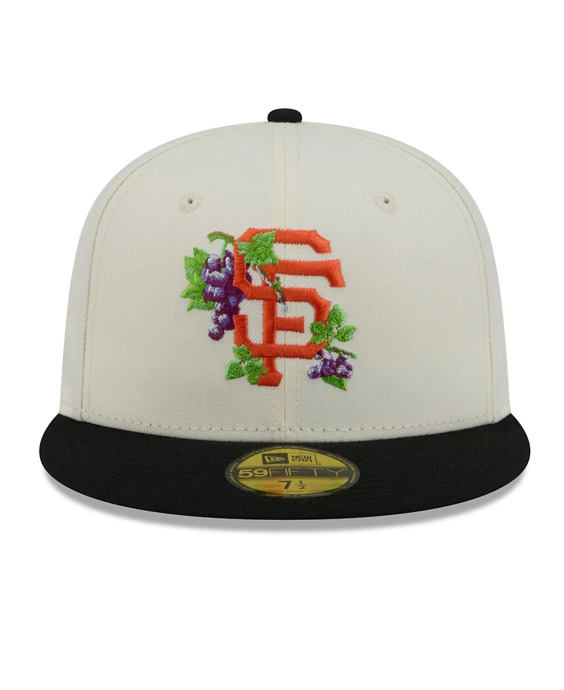 New Era Men's White/Black San Francisco Giants Blossom 59FIFTY Fitted Hat