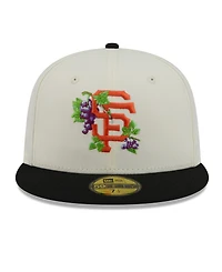 New Era Men's White/Black San Francisco Giants Blossom 59FIFTY Fitted Hat