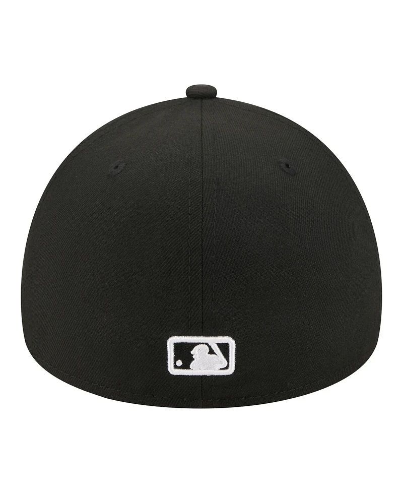 New Era Men's Black Philadelphia Phillies A-Frame 59FORTY Fitted Hat