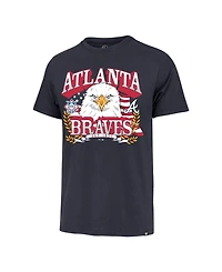 '47 Brand Men's Navy Atlanta Braves Americana Eagle T-Shirt