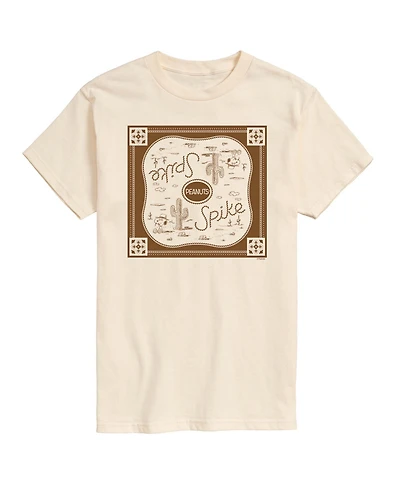 Airwaves Men's Peanuts Spike Western Graphic T-Shirt