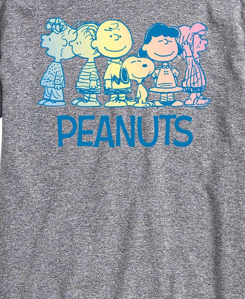 Airwaves Men's Peanuts Rainbow Graphic T-Shirt