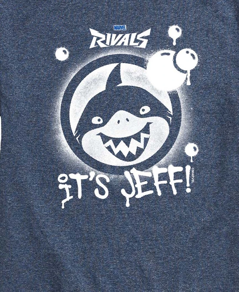 Airwaves Men's Marvel Rivals Jeff Spraypaint Graphic T-Shirt