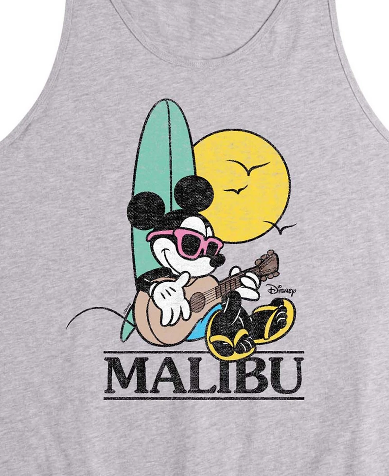 Airwaves Men's Disney Mickey Malibu Beach Graphic Tank Top