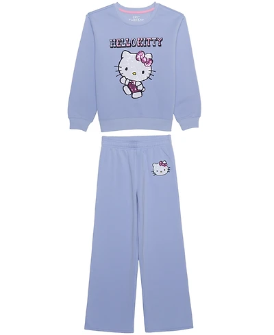 Epic Threads Girls' 7-16 Hello Kitty Graphic Sweatshirt and Joggers, 2-Piece Set