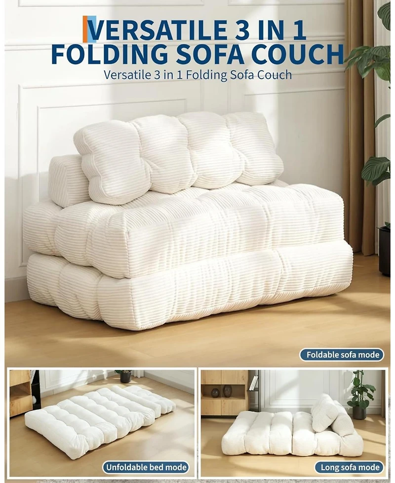 gaomon 3-in-1 Folding Sofa Bed