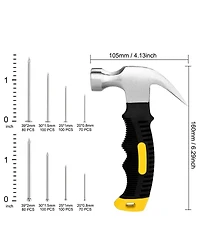 Xdovet Nail Hammer Kit Wall Hanging Frame Roofing Finishing