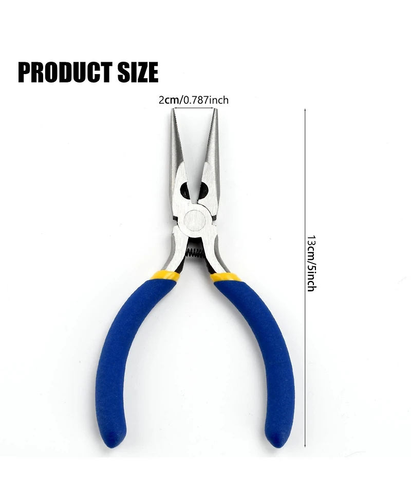 Xdovet Nose Pliers Set Long Mini Wire Bending Making