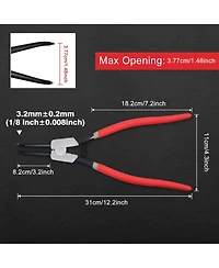 Xdovet Snap Ring Pliers External Bent Jaw Retaining