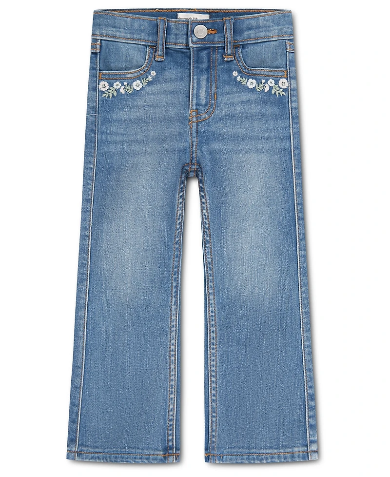 abercrombie kids Toddler Girls' 2T-5T Stitchy Flare Jeans