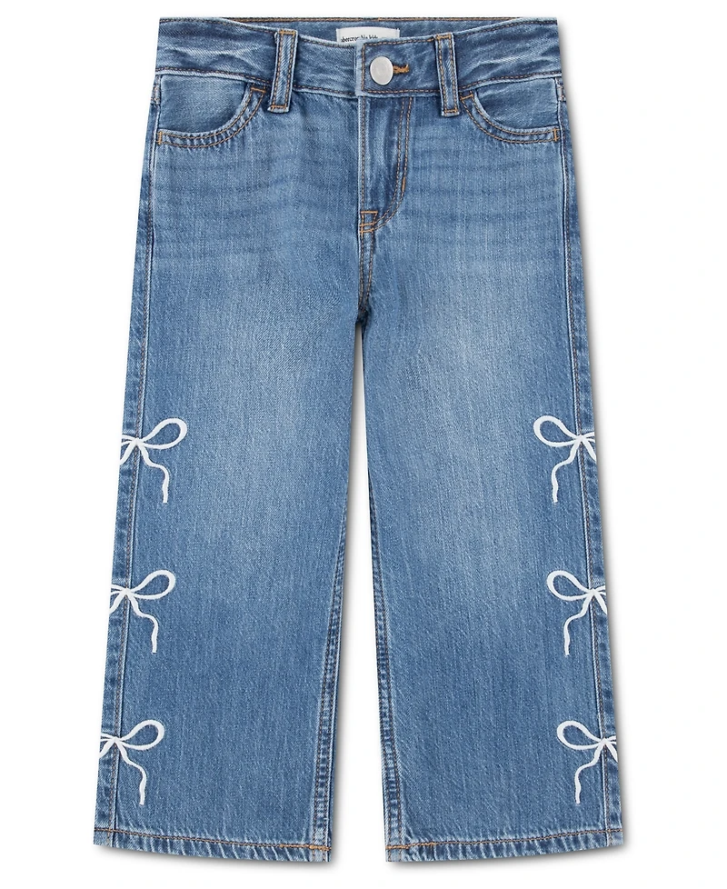 abercrombie kids Toddler Girls' 2T-5T Bow Baggy Jeans