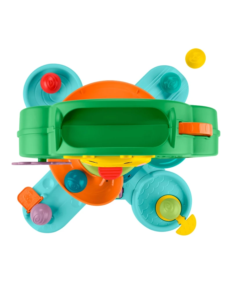 Fisher Price Baby to Toddler Sit-To-Stand Jungle Tree Musical 6-Ball Drop Activity Center, Ages 6 months+