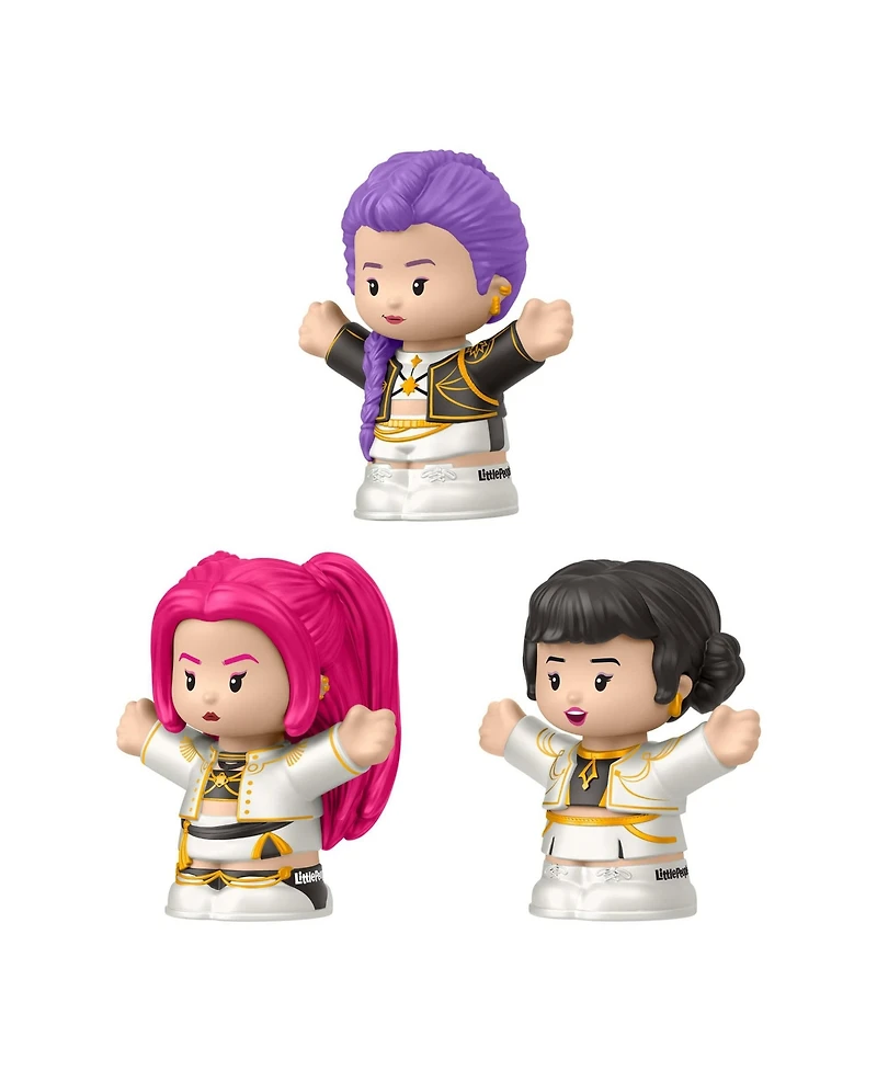 Little People KPop Demon Hunters: Huntr/X Special Edition 3-Piece Action Figure Set, Ages 8+