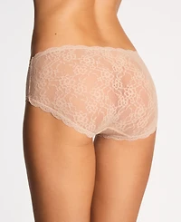 b.tempt'd Women's by Wacoal Full Coverage Floral Lace Hipster Panties