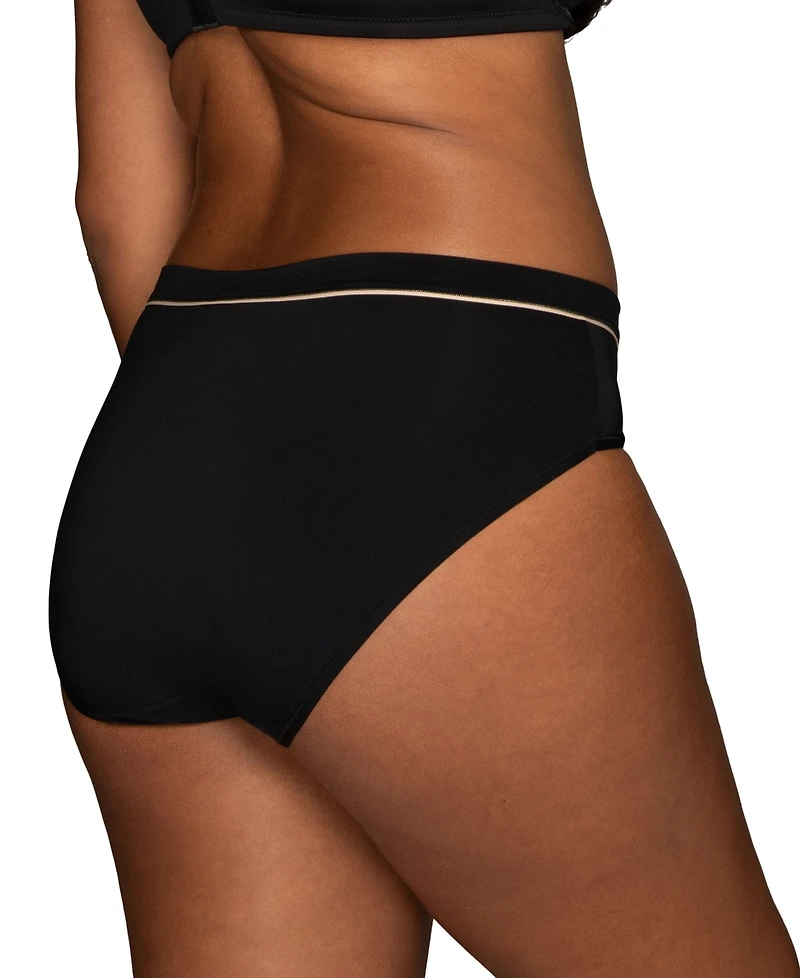 Vanity Fair Lingerie Women's Beyond Comfort Ultimate Stretch Hi-Cut Brief, 3-Pack