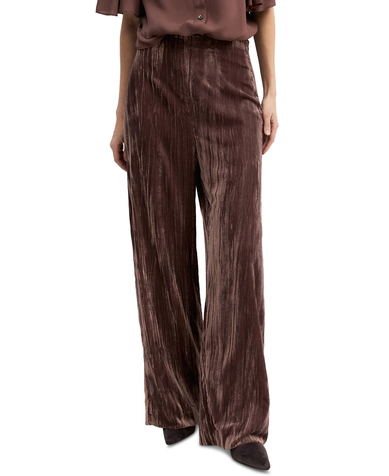 Emme Marella Emmcrisma Crackle Velvet Pants