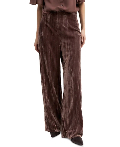 Emme Marella Emmcrisma Crackle Velvet Pants