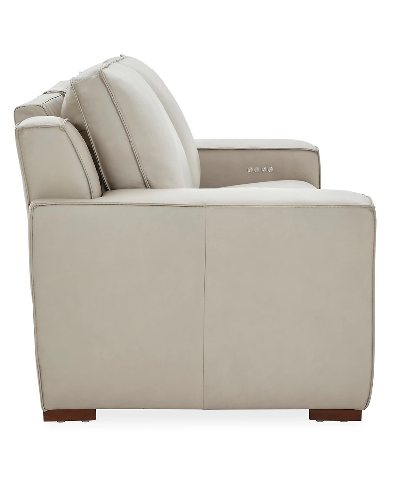 Aspen 2 Pm 2-Piece Leather Sofa Set (Laf Recliner, Raf Recliner), Macy's Exclusive