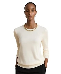 Lauren Ralph Lauren Womens Long Sleeve Crewneck Sweater