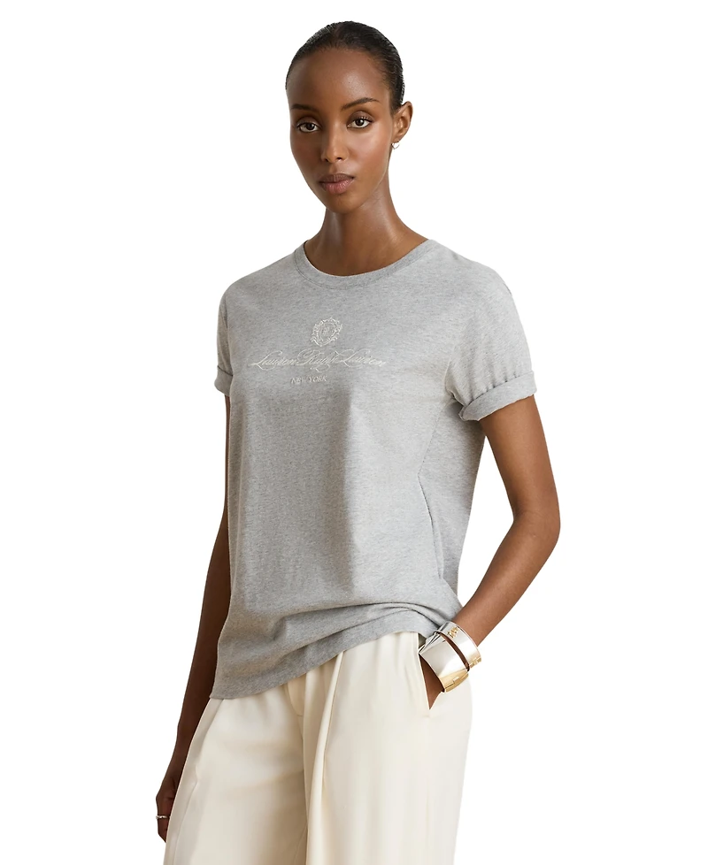 Lauren Ralph Women's Crewneck Short-Sleeve T-Shirt