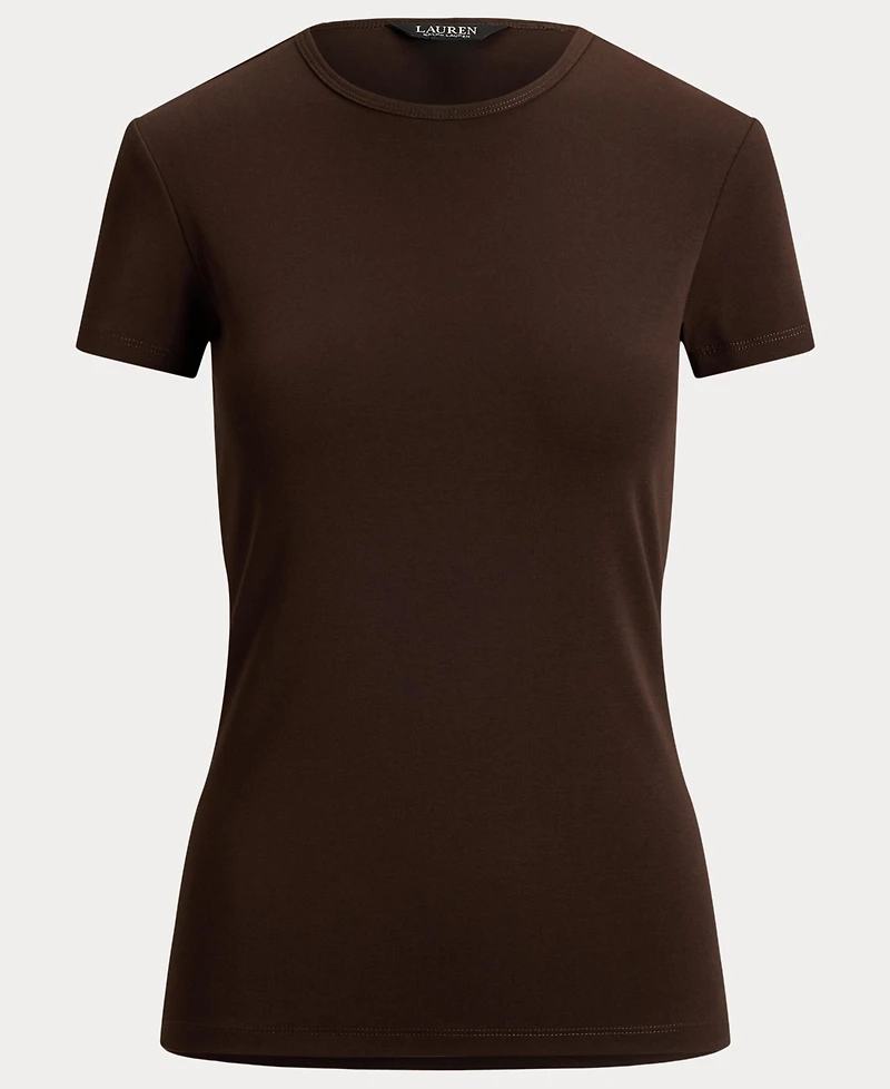 Lauren Ralph Stretch Knit T-Shirt, Regular & Petite