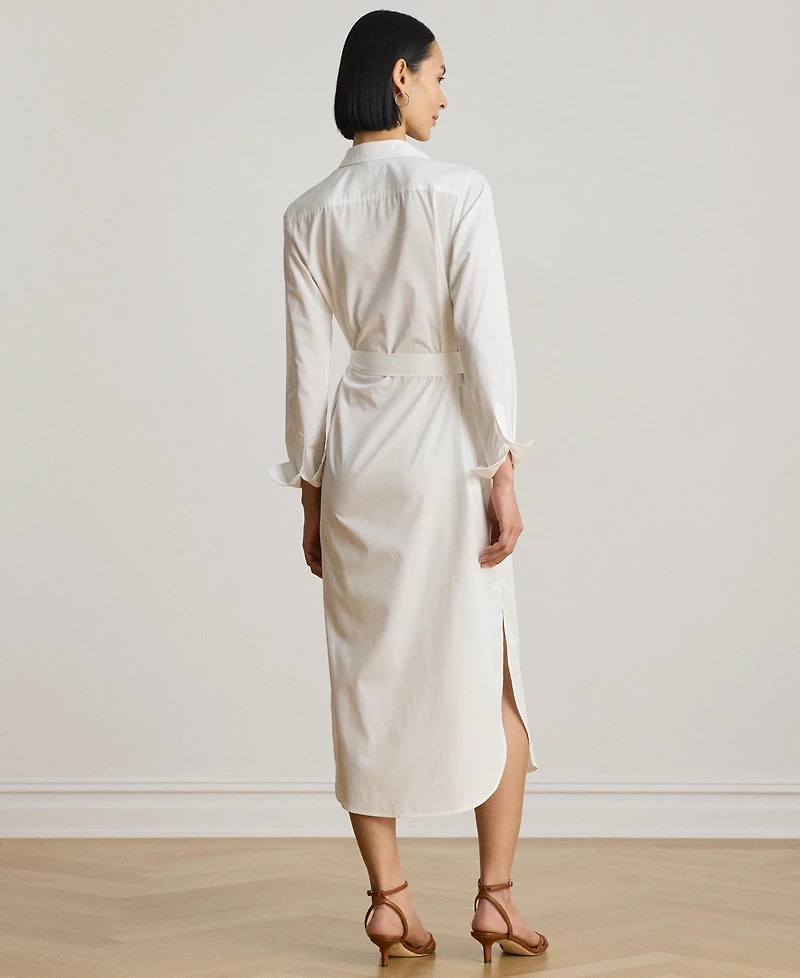 Lauren Ralph Women's Button-Down Collared Dress