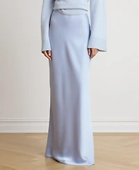 Lauren Ralph Women's Satin Charmeuse Maxi Skirt
