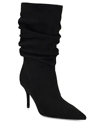 Nine West Women's Murto Ruched Pointed Toe Dress Boots