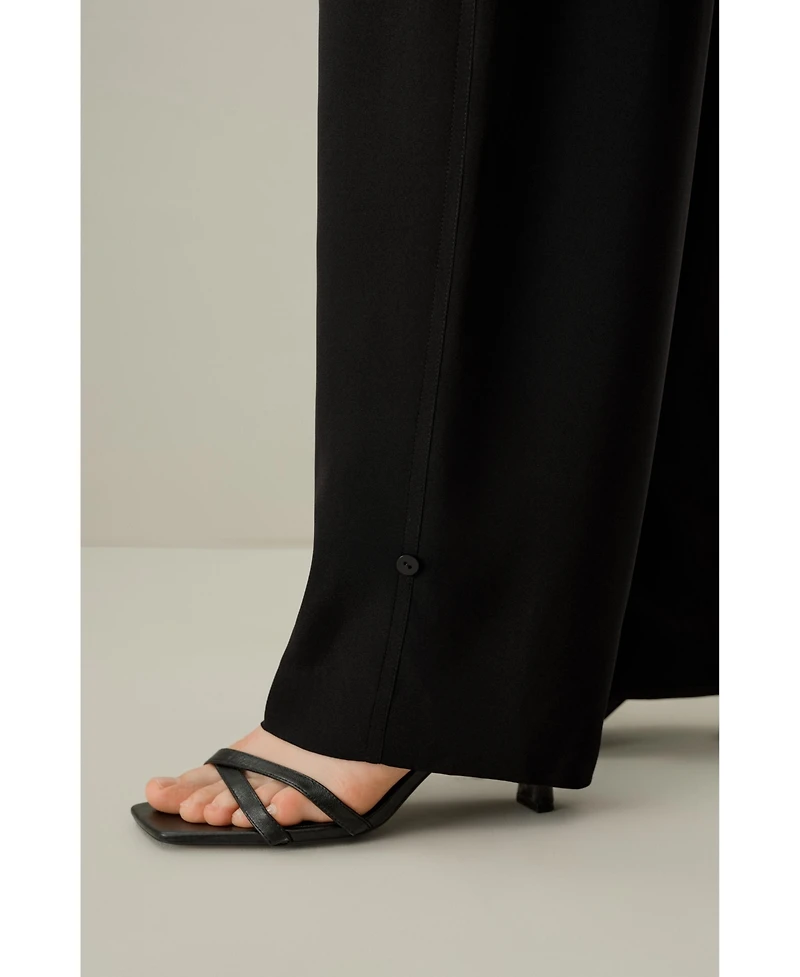 Lilysilk Women's Curved Seam Silk Crepe Pants