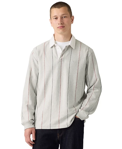 Levi's Men's Union Rugby Long-Sleeve Polo Shirt