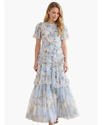 Needle & Thread Women's Wisteria Valentine Ruffle Gown