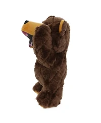 Mighty Angry Animals Bear, Durable Plush Squeaky Dog Toy