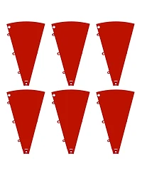 WinSpin 6 Pcs Prize Wheel Panels Dry Erase Board Red for 24" Modular Prize Wheel